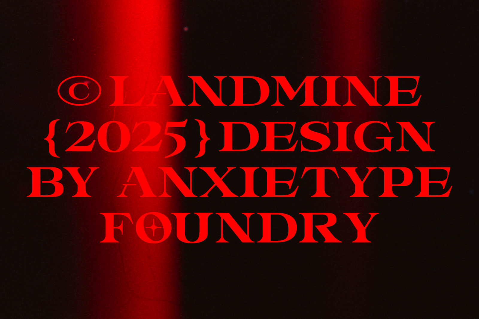 LANDMINE - DISPLAY SERIF