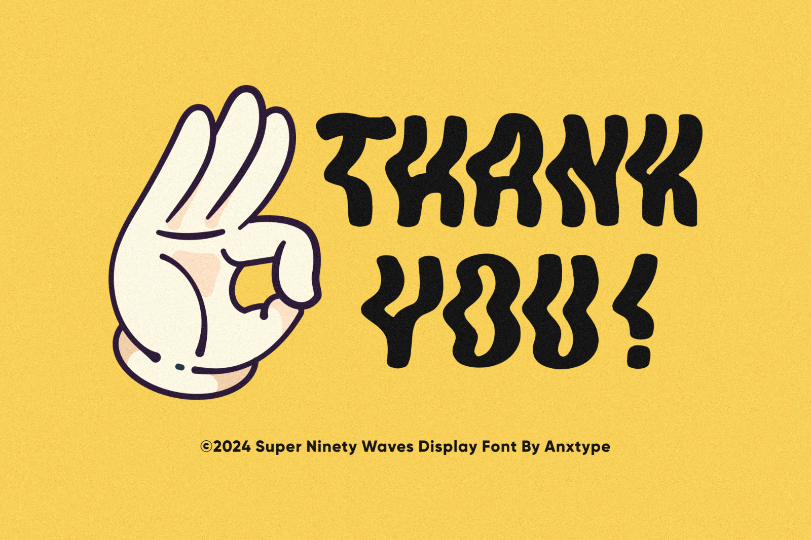 SUPER NINETY - WAVES FONT