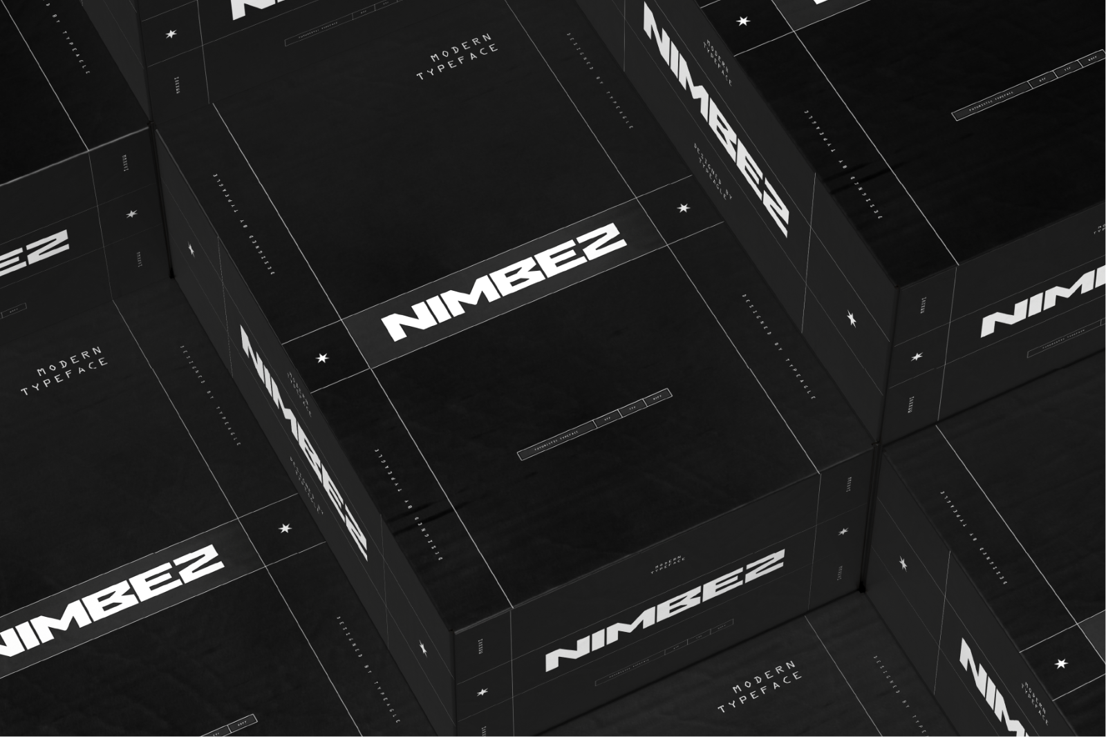 Nimbez - Futuristic Display Font — image 6