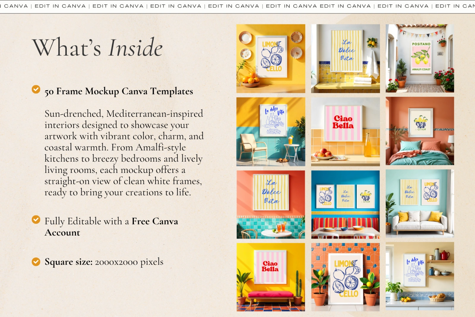 50 Frame Mockup Bundle for Canva — image 3
