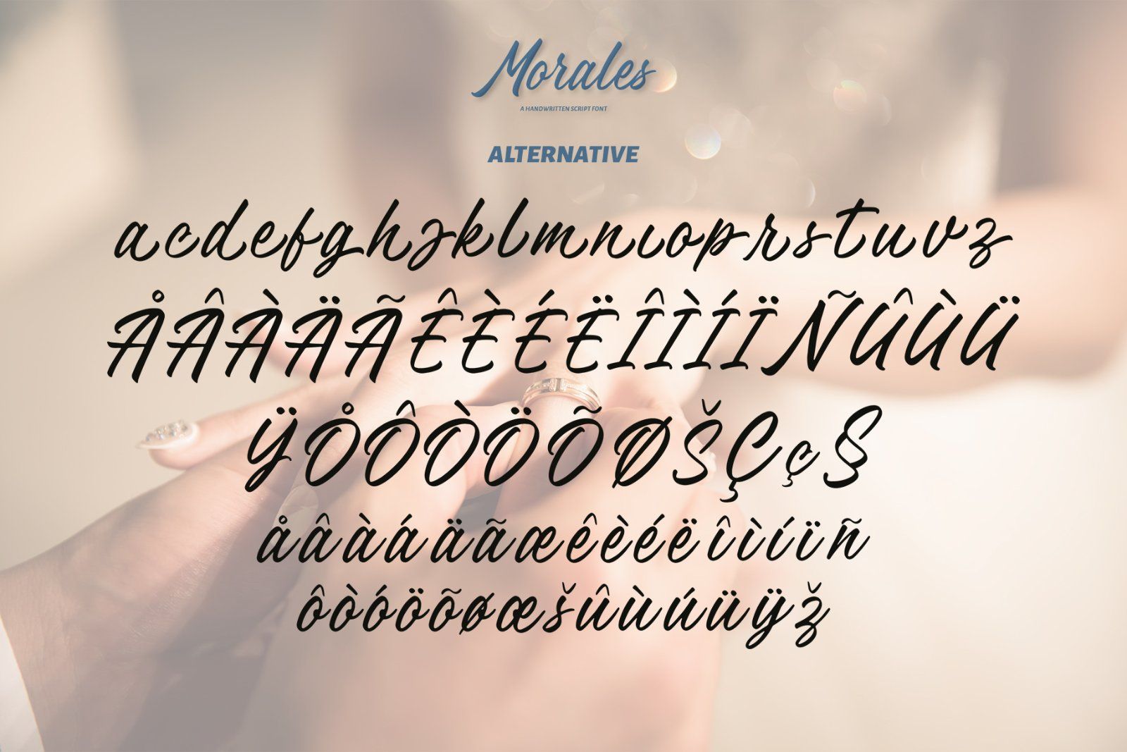 Morales - Handwritten Font