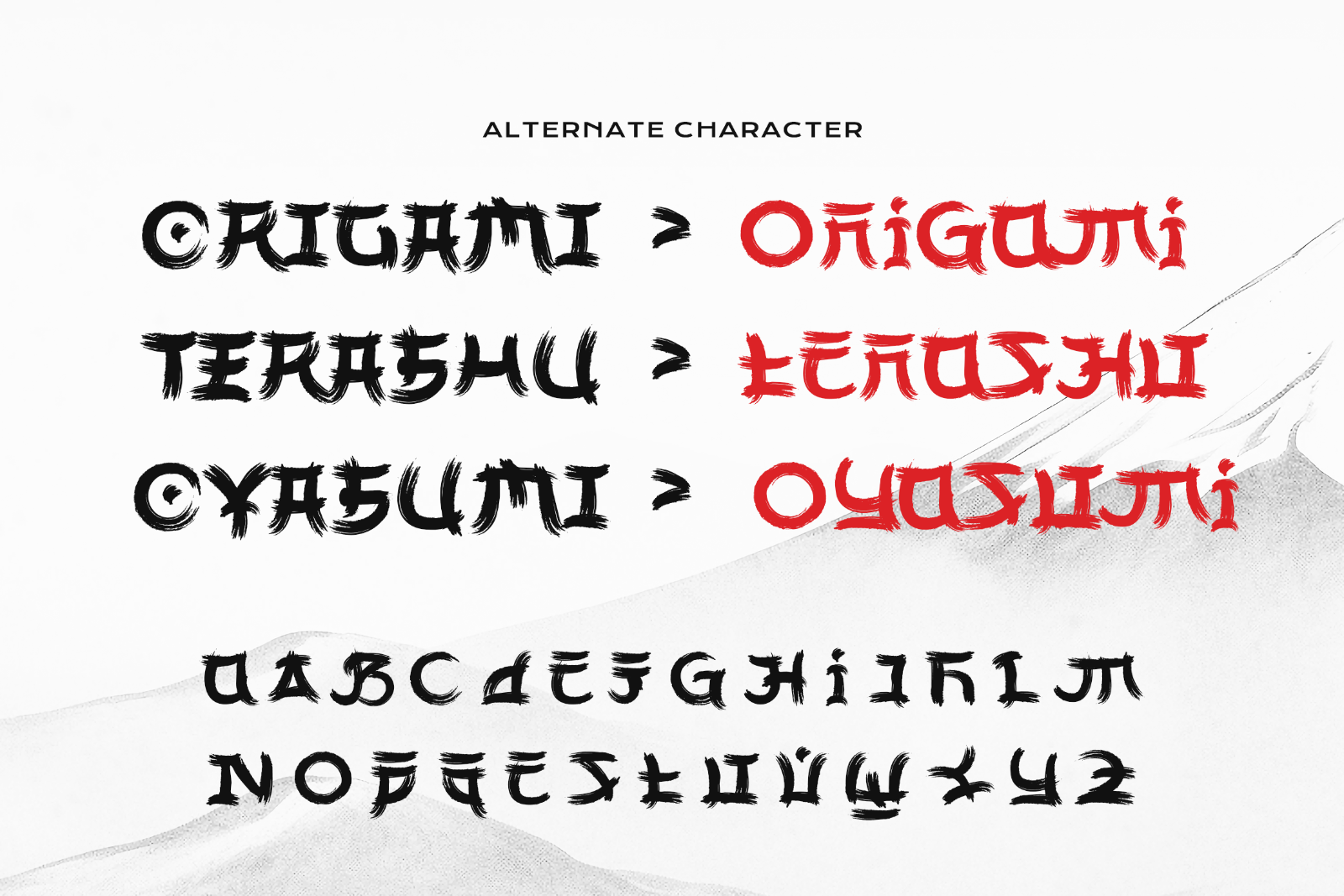 Kofirayu - Japanese Brush Stroke Font — image 6
