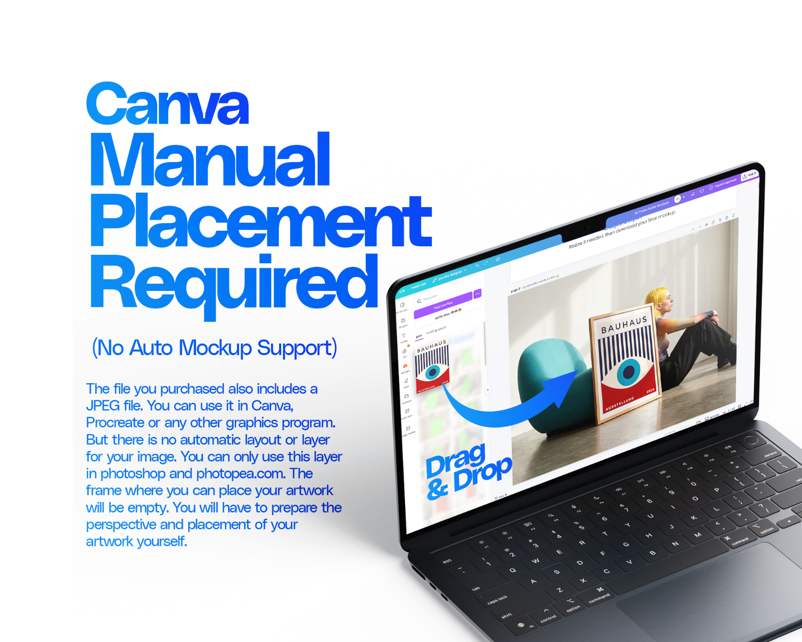 100 Square Frame Poster Mockups Bundle, PSD Smart Object Template