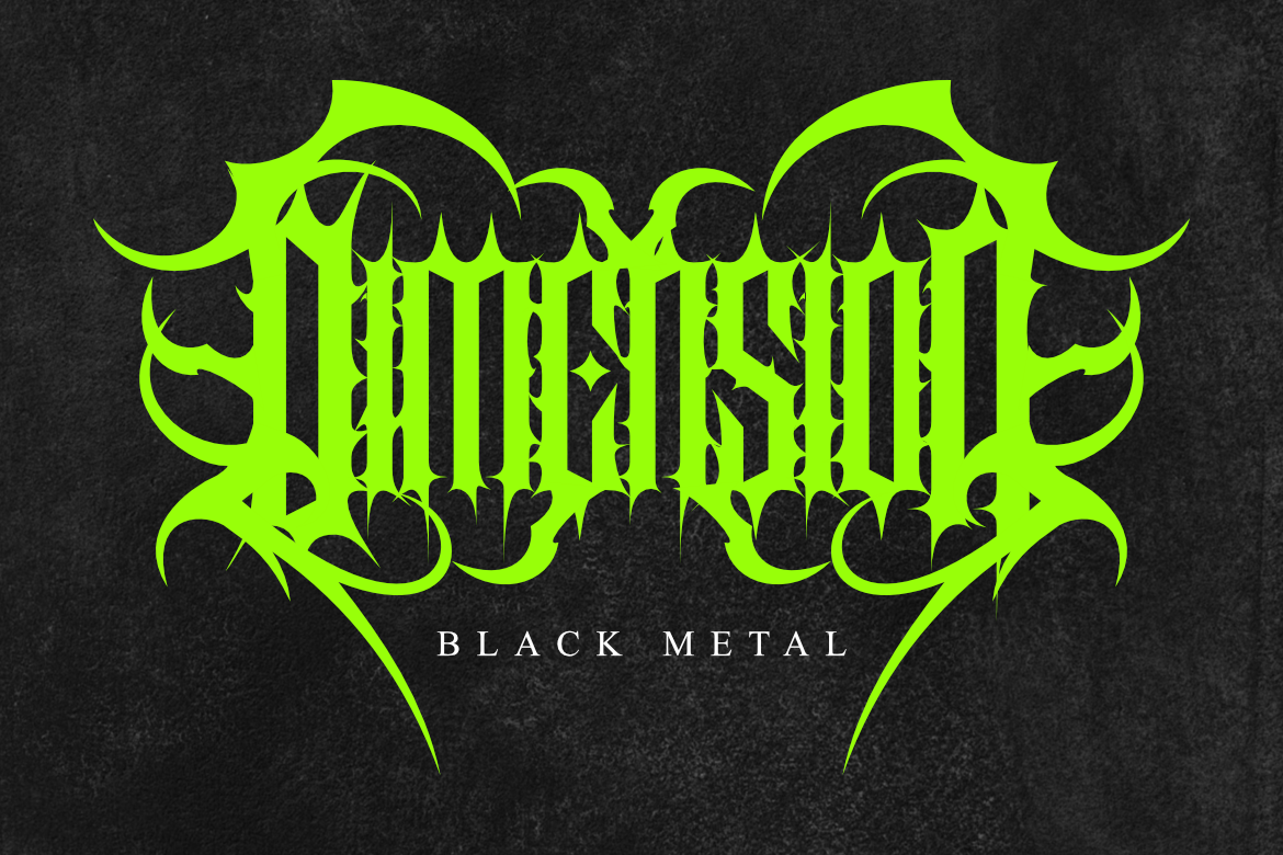 Morvakh - Death Metal Font — image 6