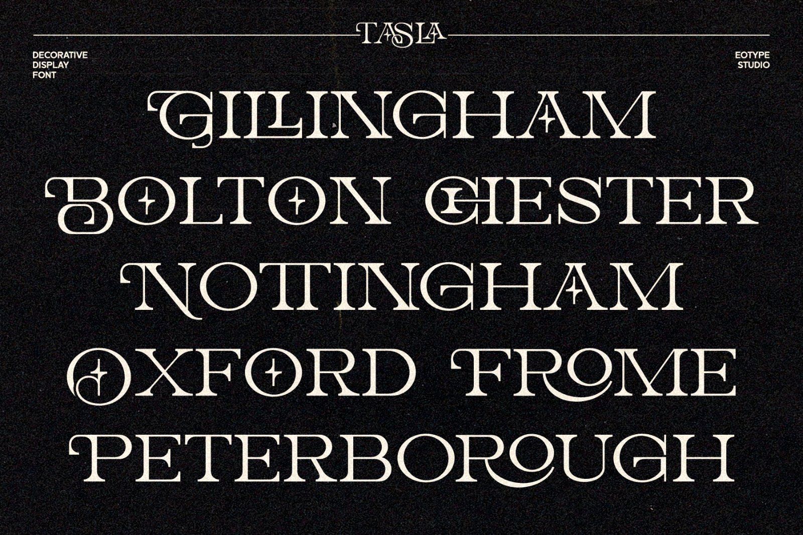 Tasla Font