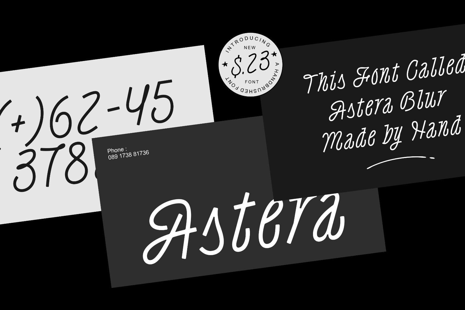 Astera Handwritten Script Font