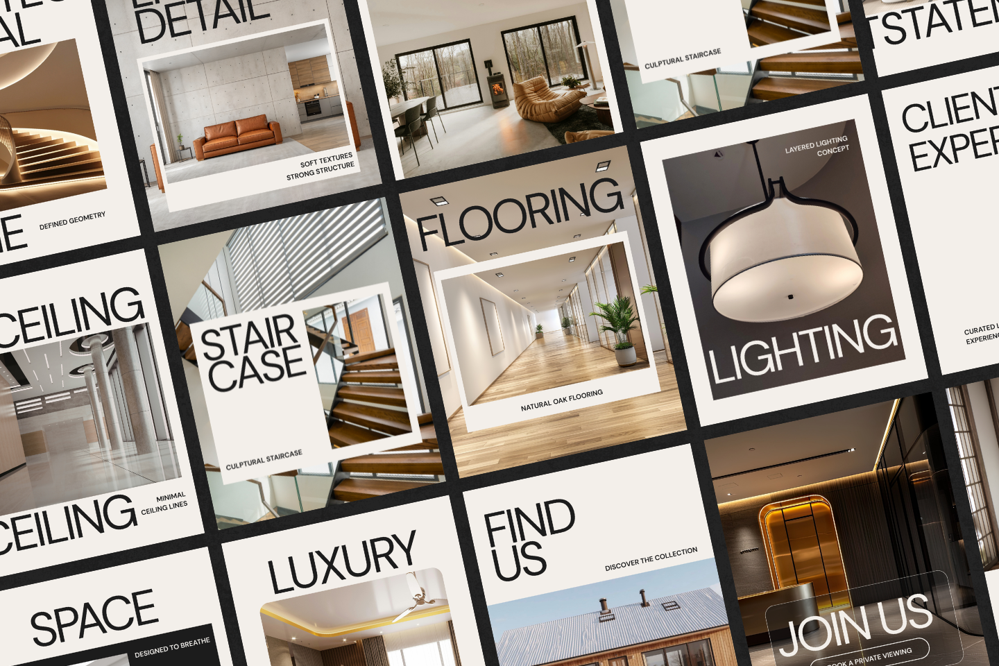 Modern House Interior IG Posts Canva — image 6