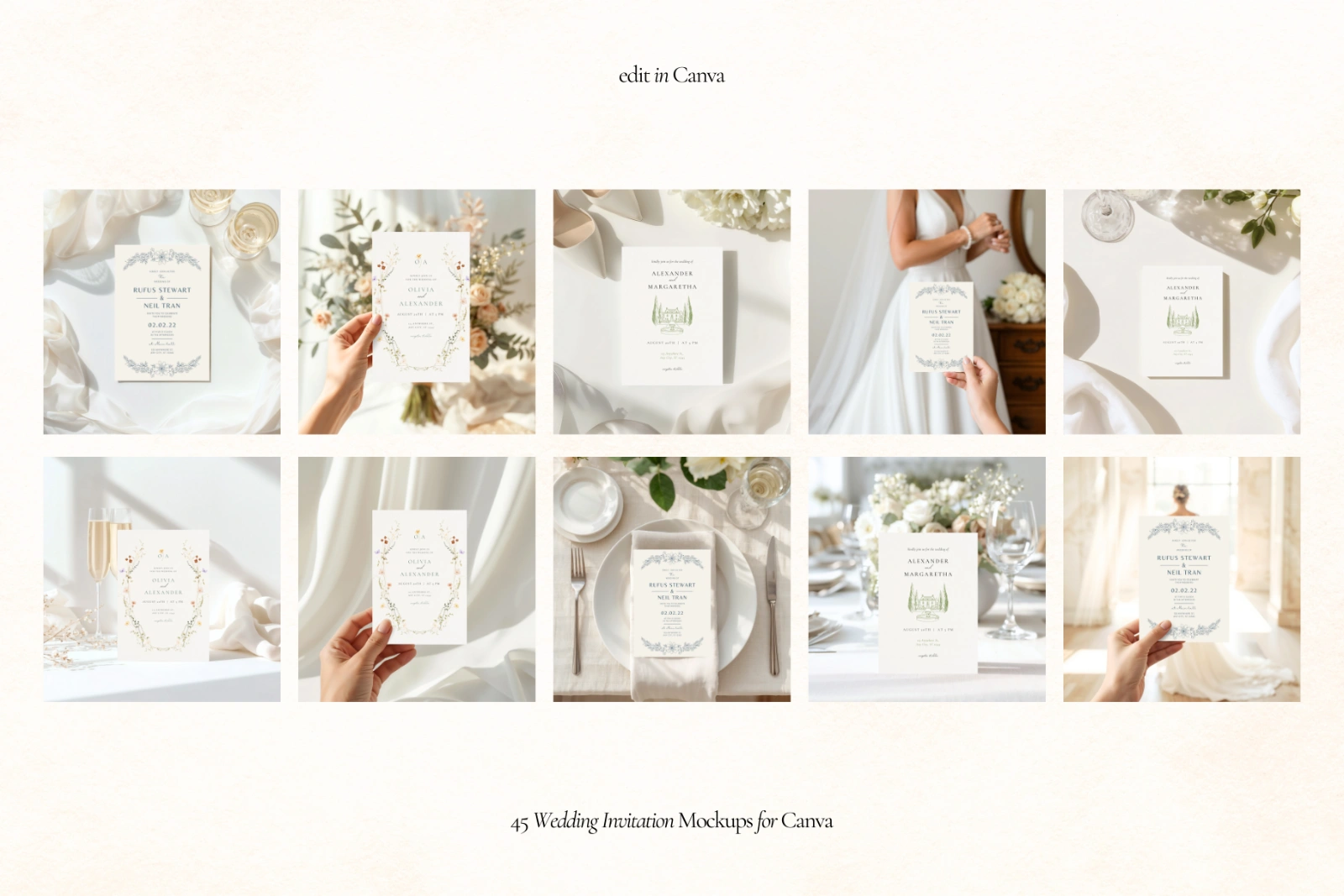 Wedding Invitation Canva Mockups — image 6