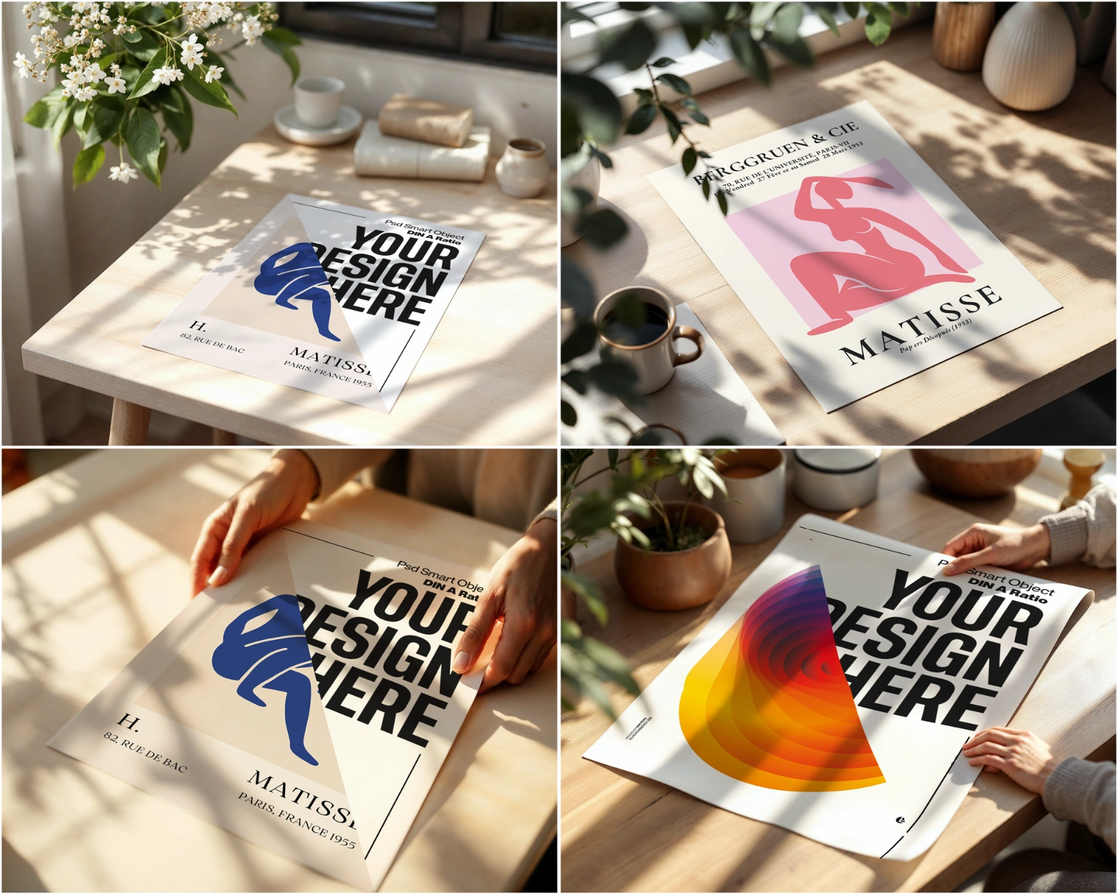 Poster Mockup Bundle: Din A Ratio PSD Template — image 6