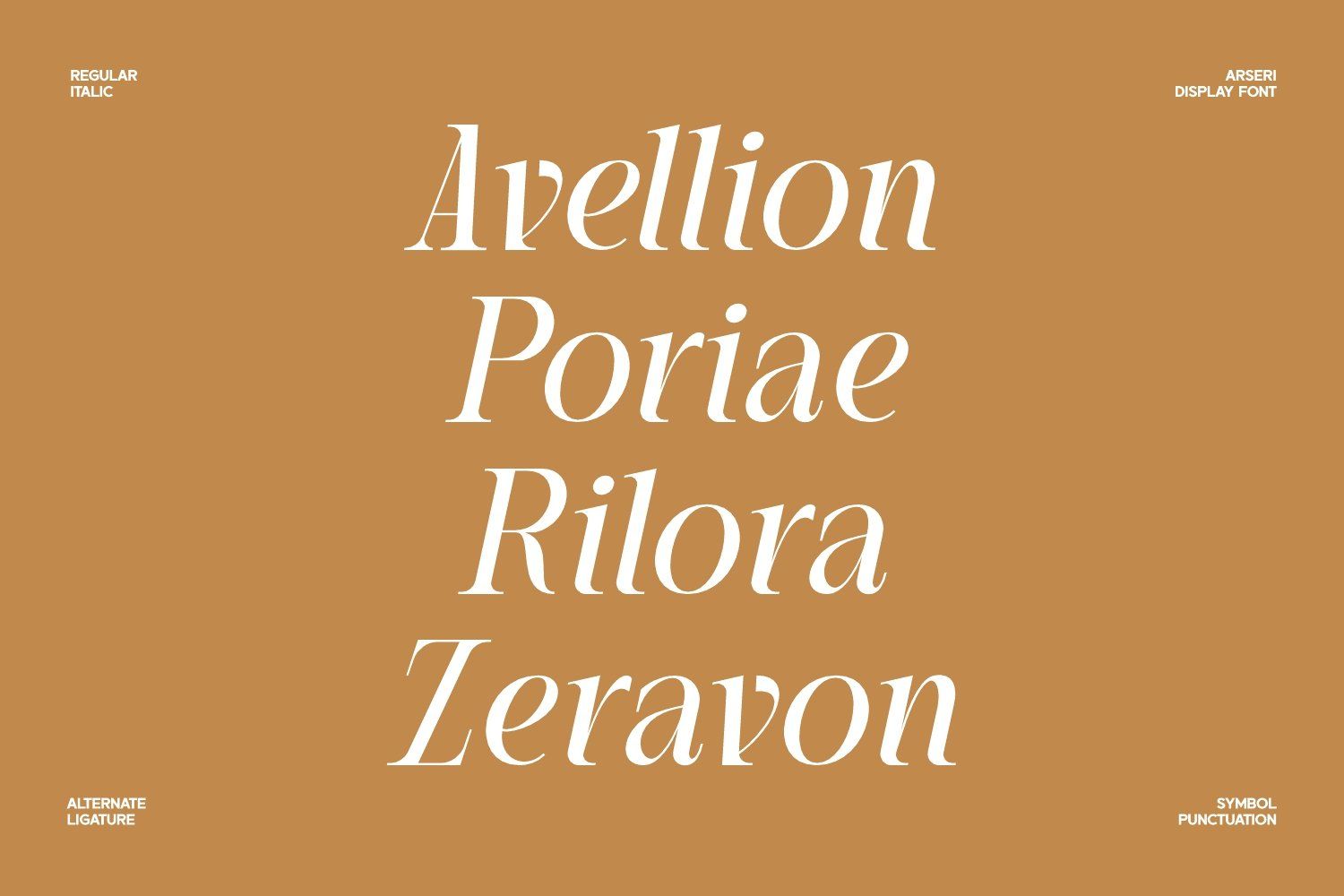 Arseri – Elegant Serif Display Font
