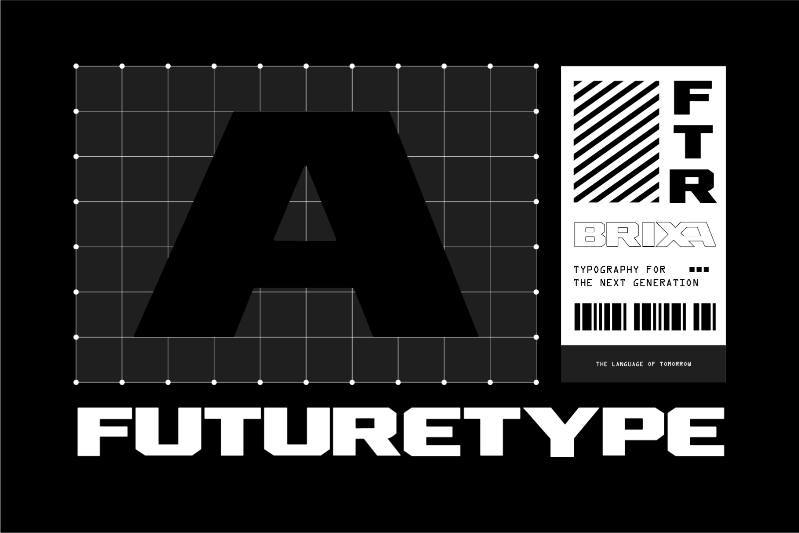 Brixa - Futuristic Display Font — image 7