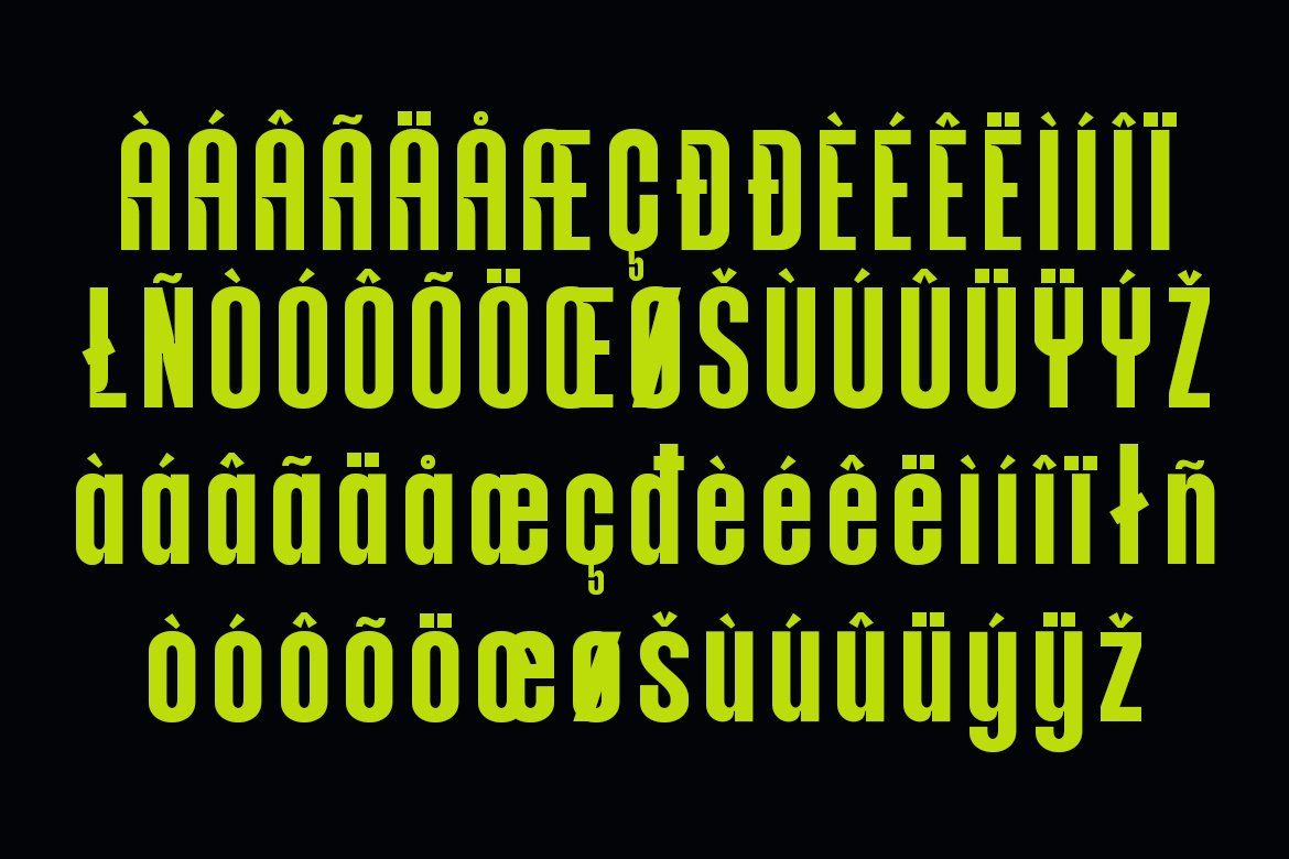 NEXORA - A Modern Condensed Display Font Family