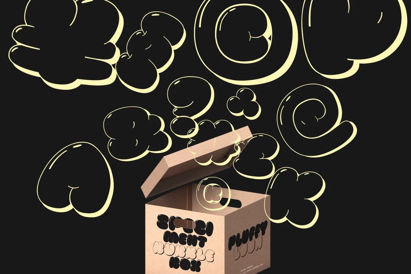 Pluffy Loon | Baloon Bubble Font — image 6