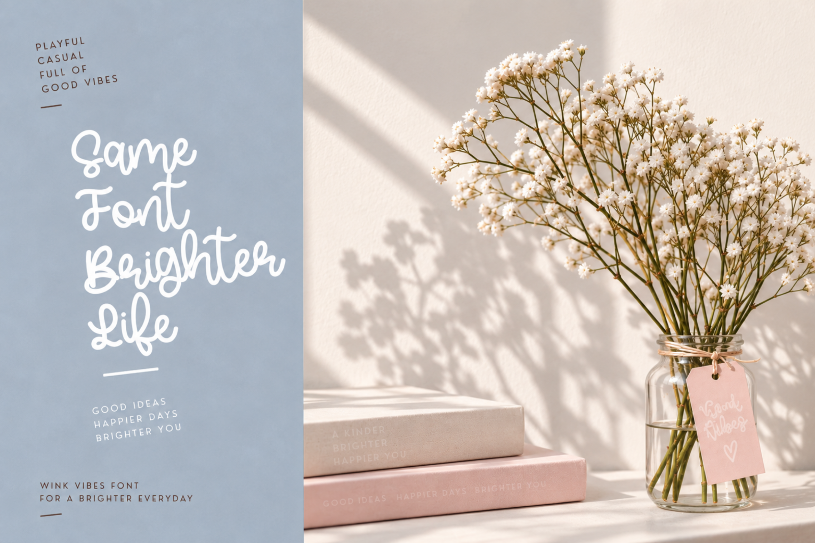Wink Vibes – Bouncy Script Font — image 6