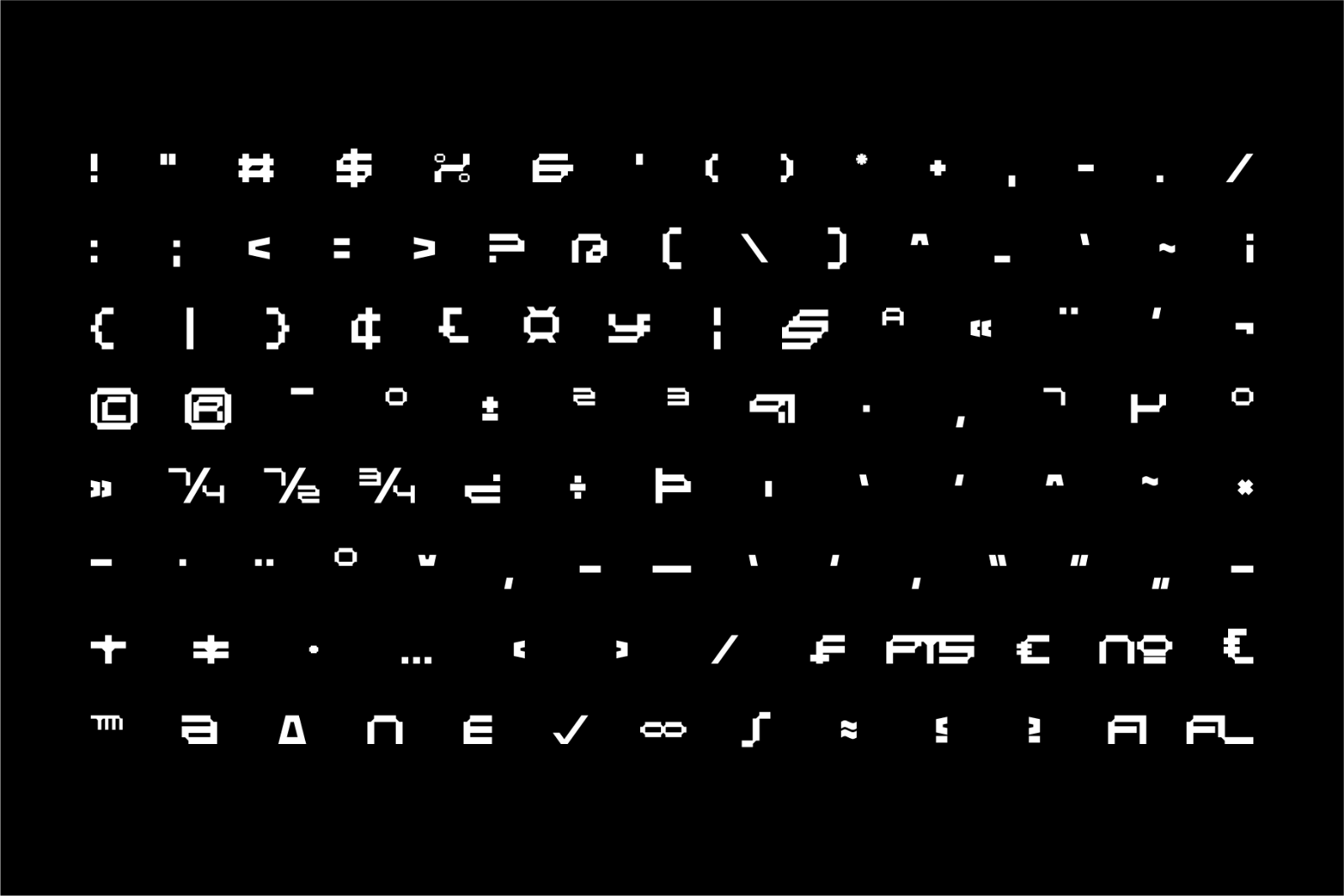 Exonyx - Futuristic Display Font — image 7
