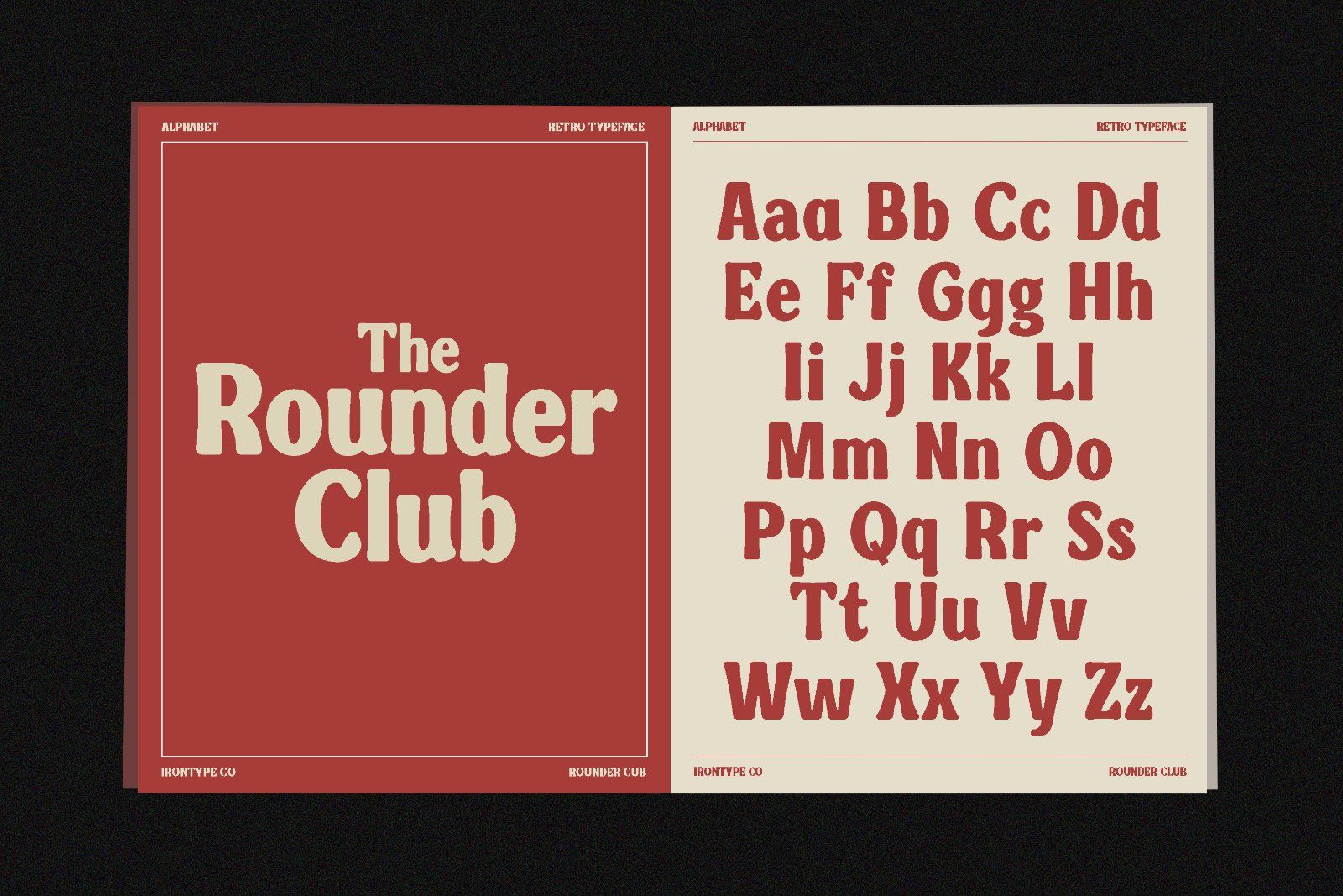Rounder Club - Retro Bold Typeface