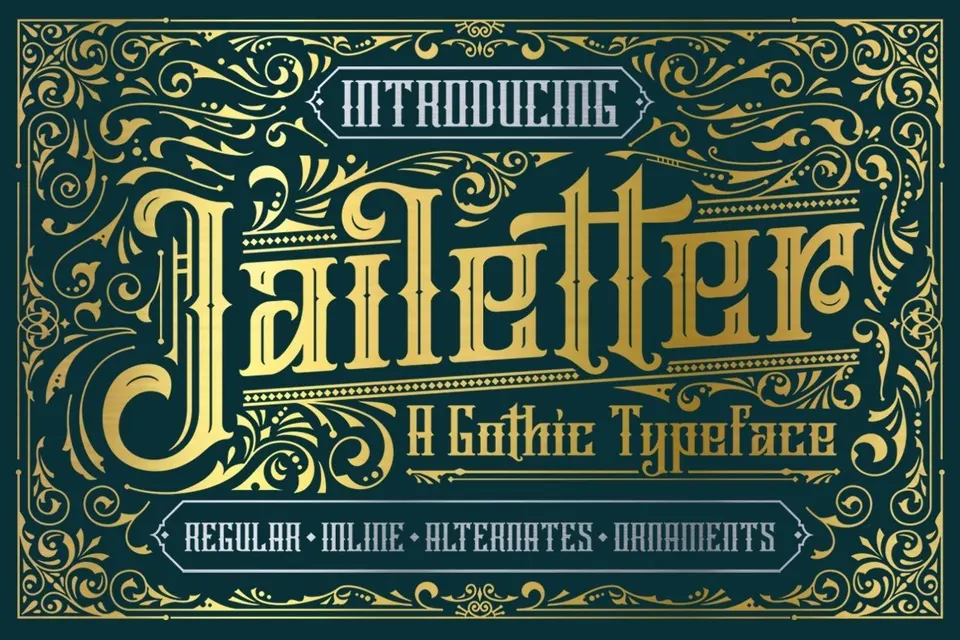 Jailetter Typeface