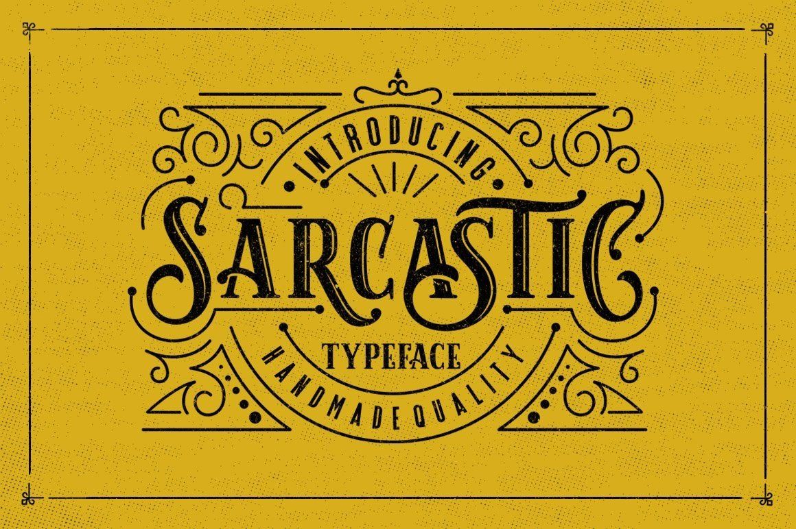 Sarcastic Typeface — image 1