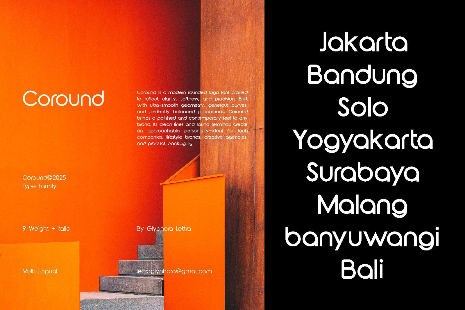 Coround -  Logo Font Family