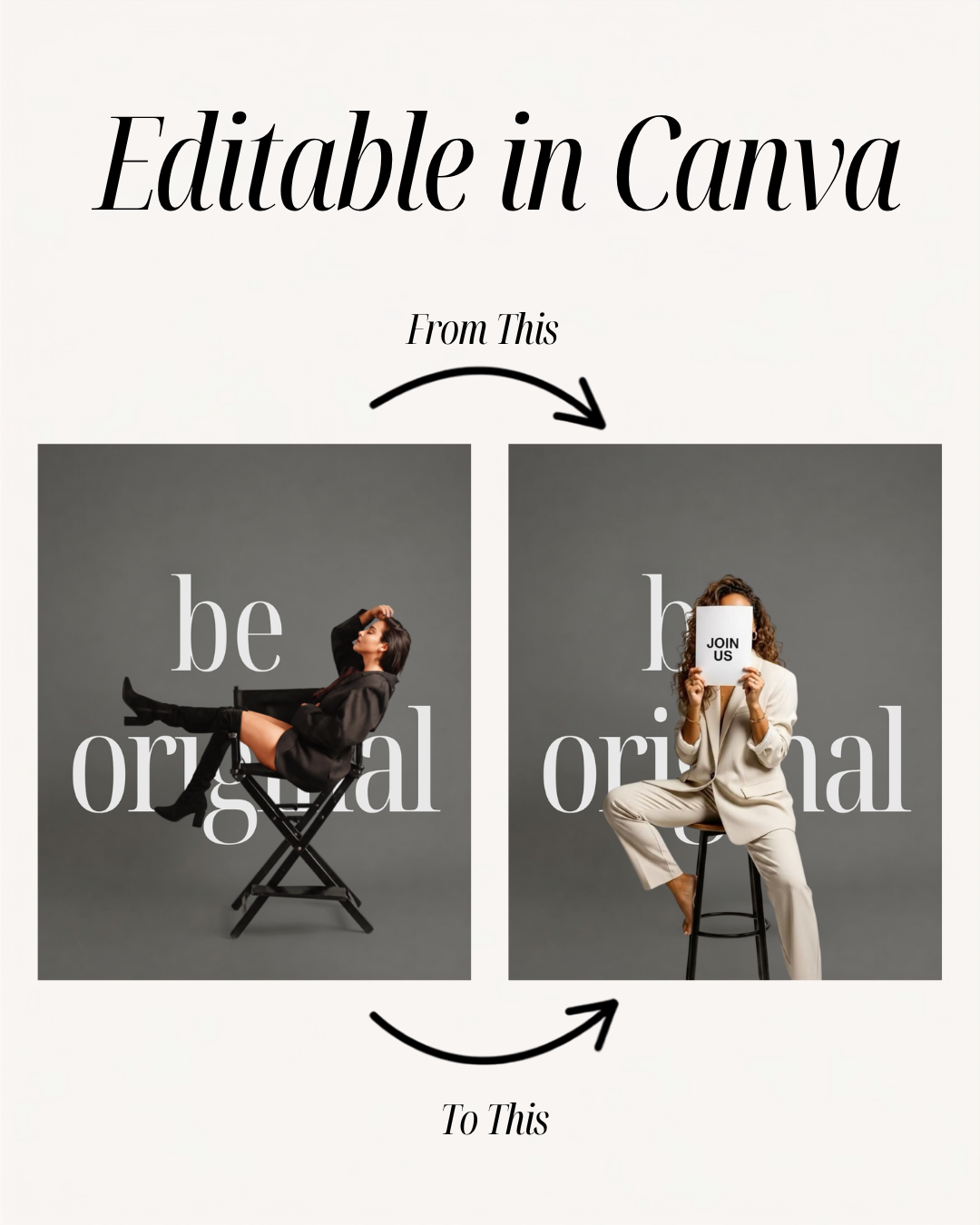 Women Entrepreneurs Instagram Post Templates | Minimalist Brand Strategy (Digital Download) — image 5