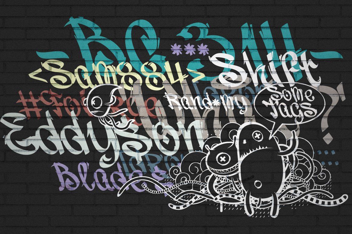 Vandal - Graffiti Font