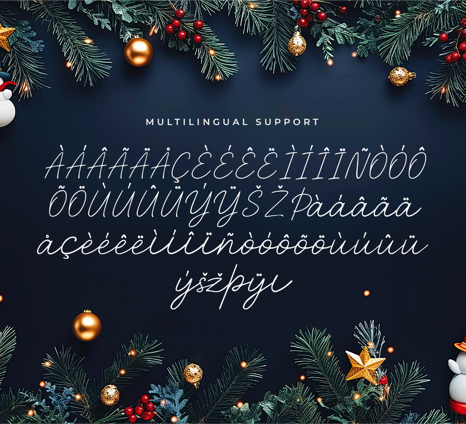 Berrys Christmas – Modern Christmas Font Duo — image 7