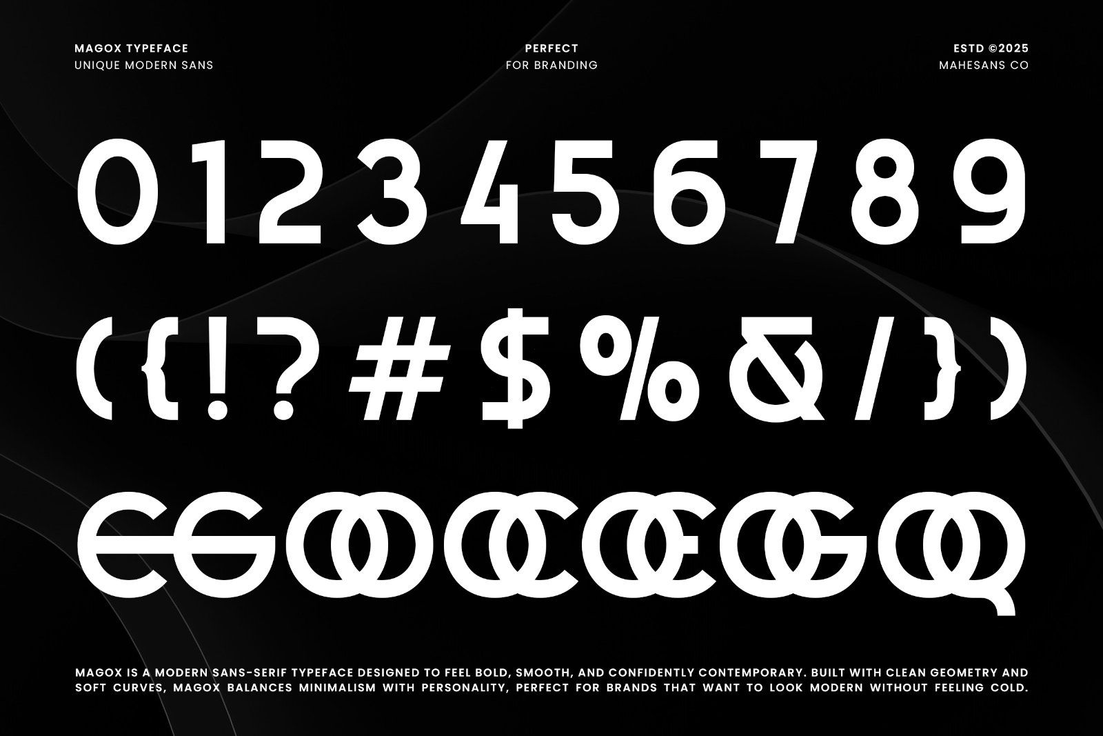 Magox – Unique Modern Sans Serif