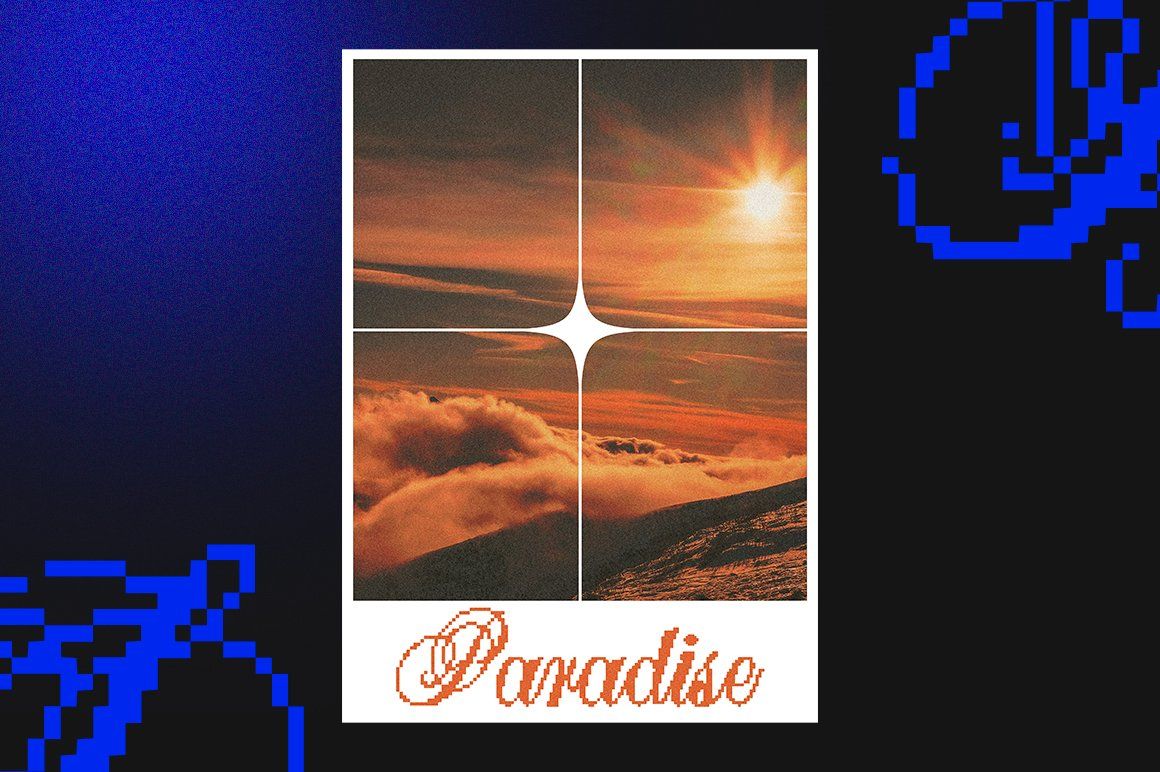 Larasati Pixelated Script Game Font — image 8