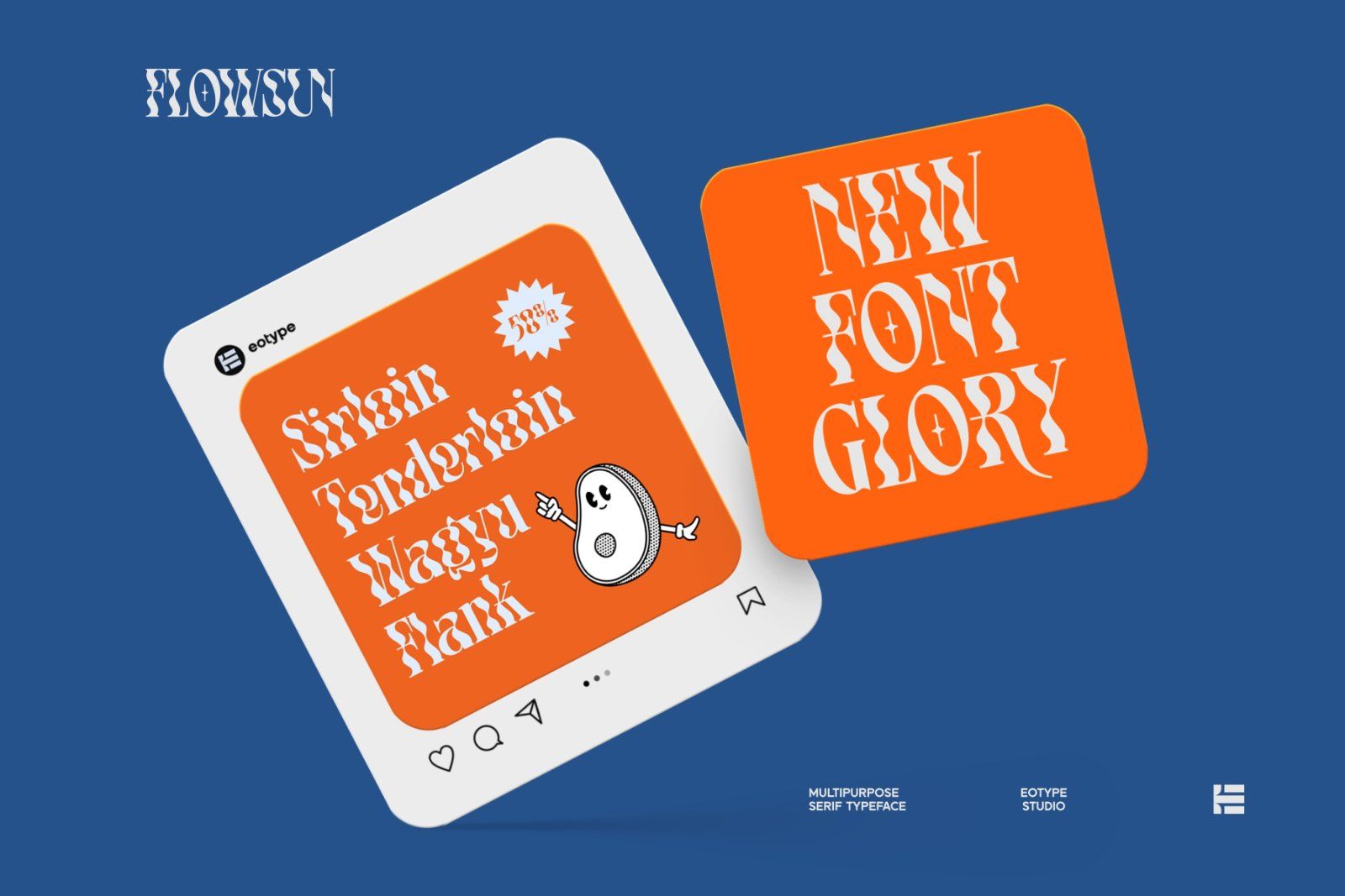 Flowsun Typeface