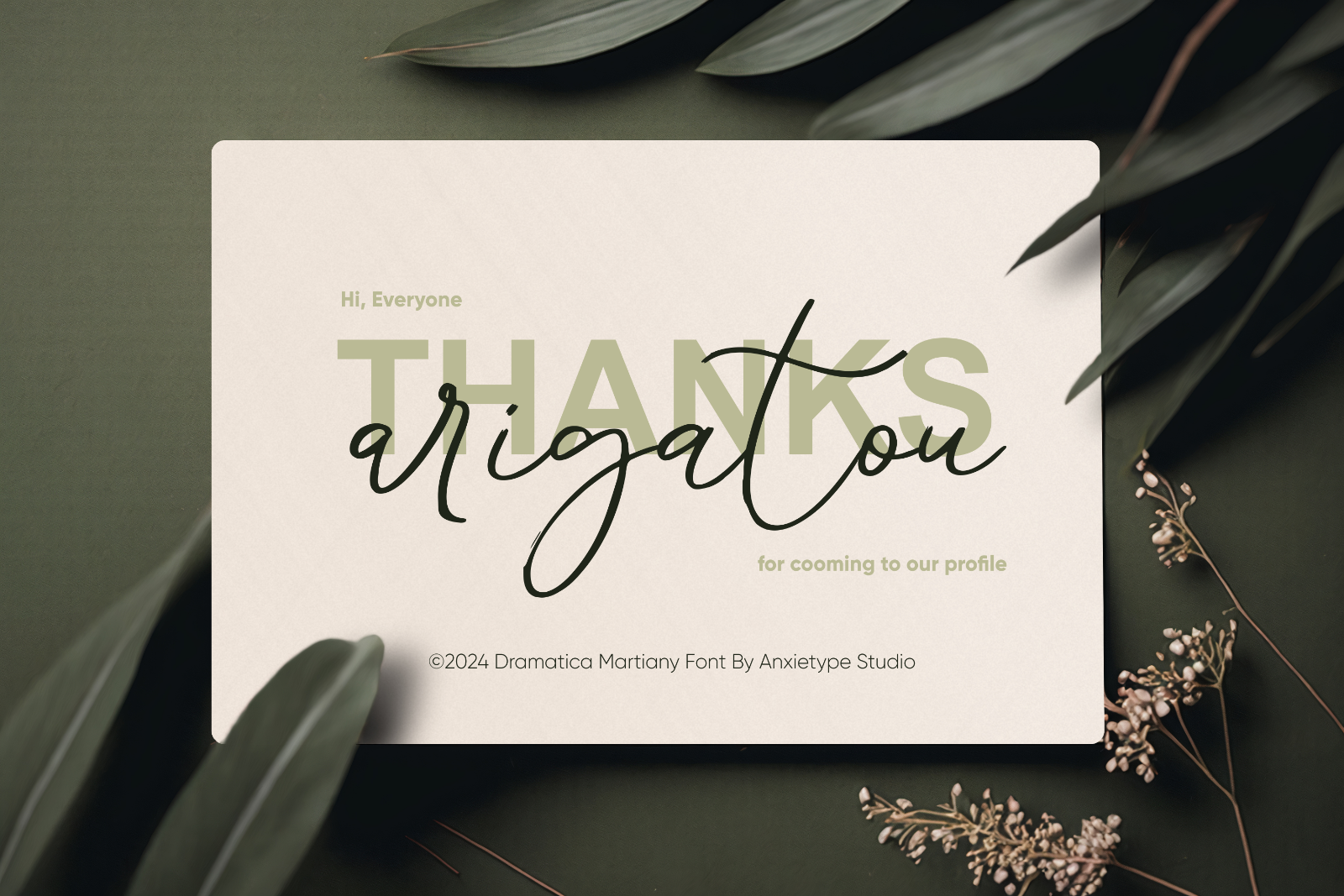 Dramatica Martiany - Script Font