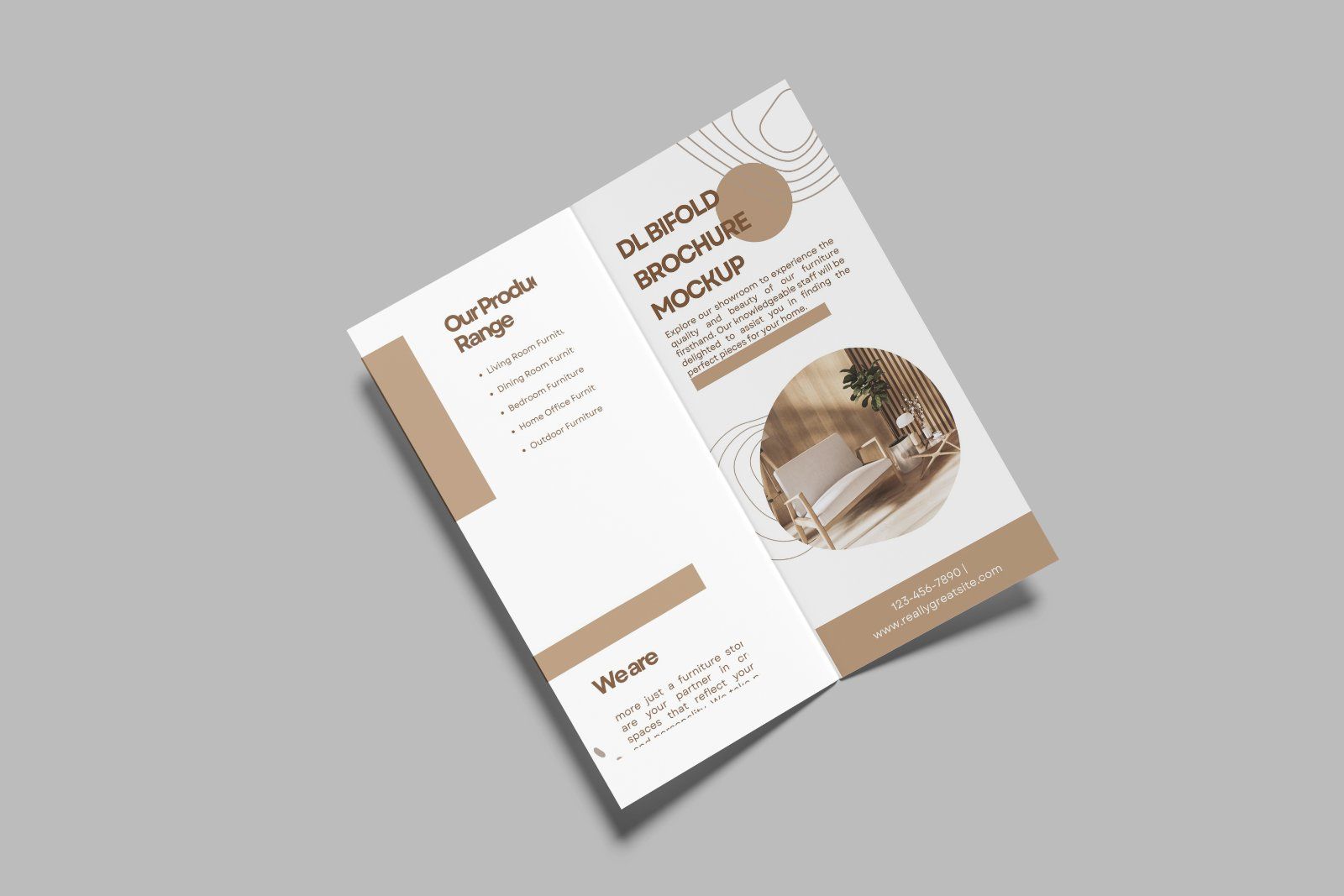 DL Bifold Brochure Mockup — image 7