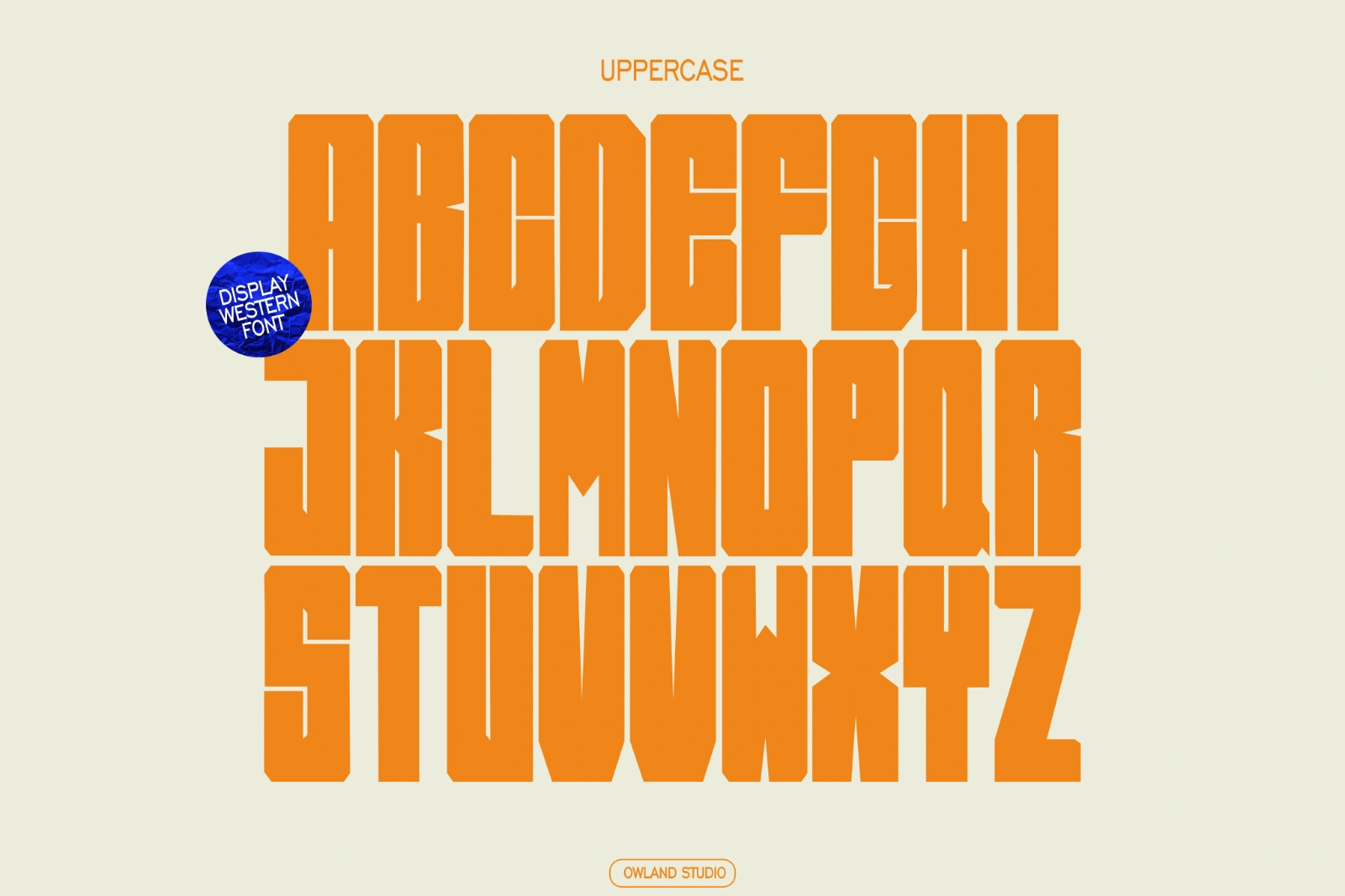 ROWDY BOLD - WESTERN FONT — image 7