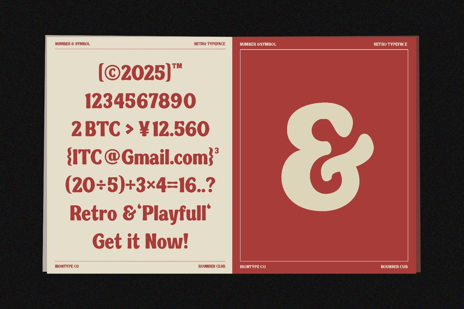 Rounder Club - Retro Bold Typeface