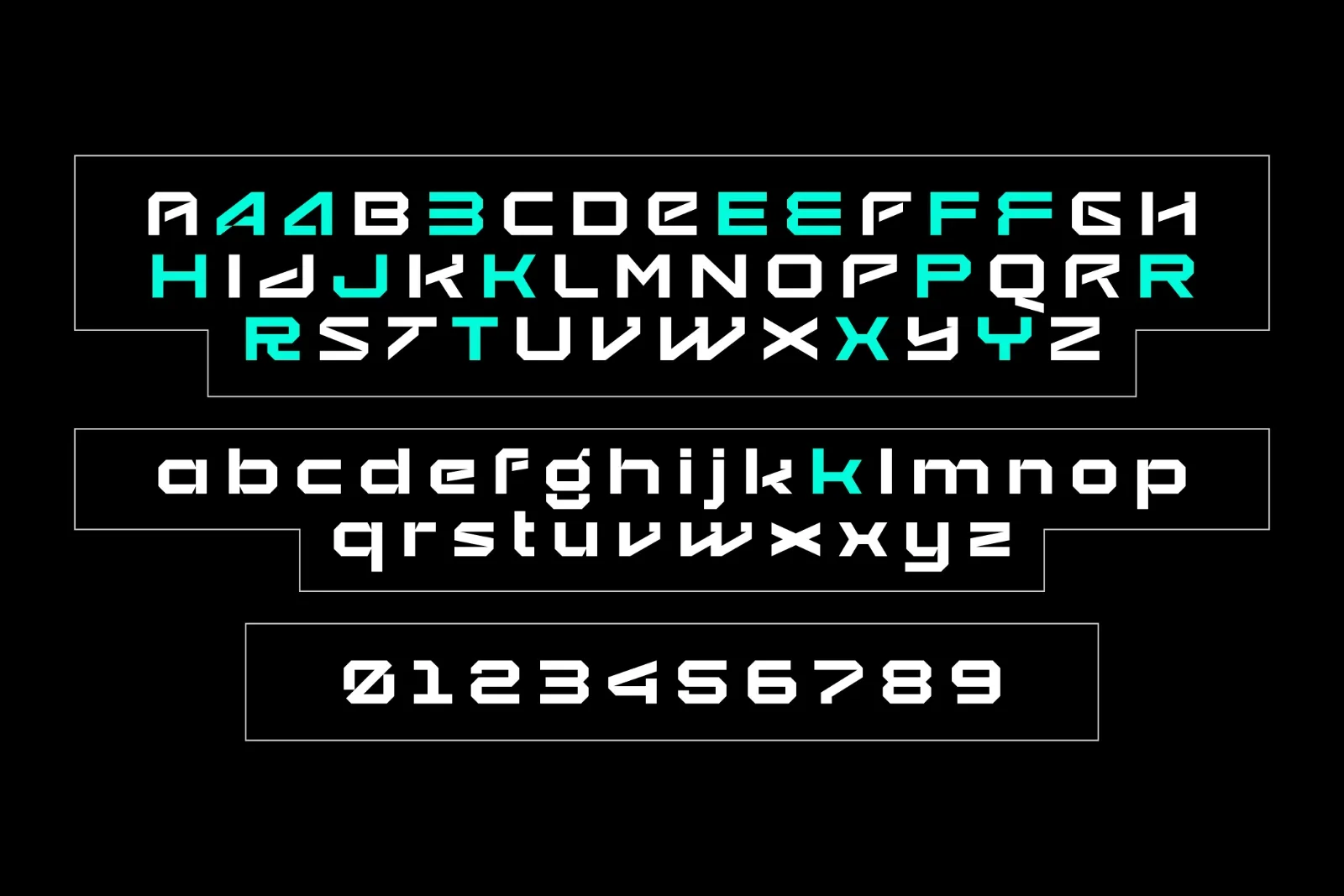 Scitex — Bold Futuristic Display Font — image 7