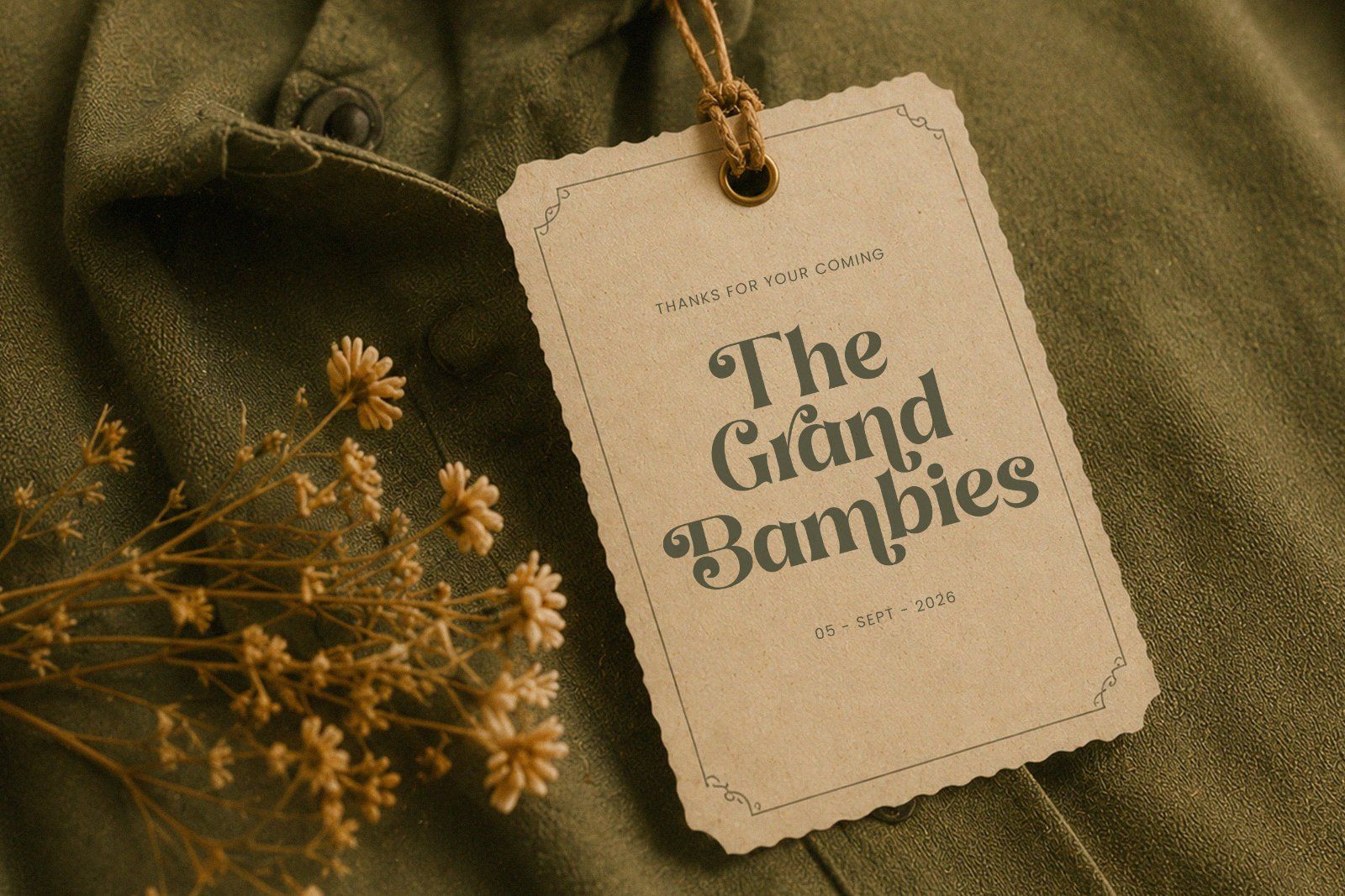 Grand Bambies | Vintage Retro Serif Font