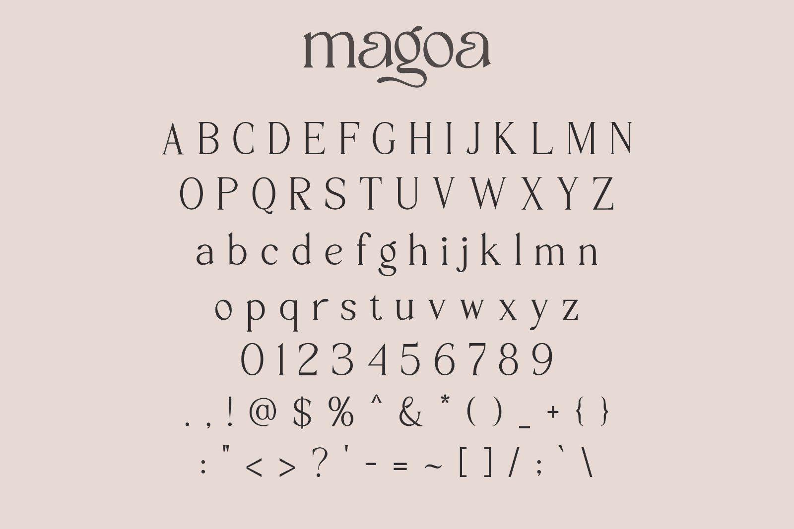 Magoa - Elegant Serif Font — image 9