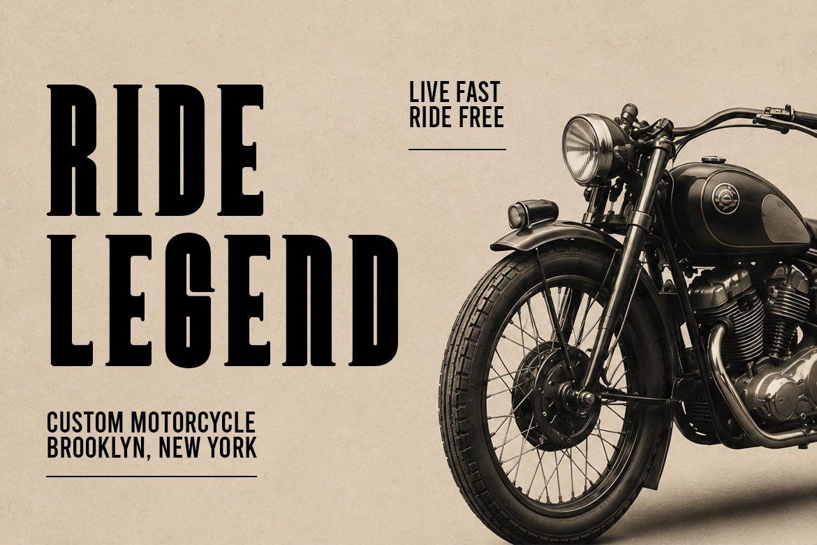 Vornek | Condensed Slab Serif Display Font — image 7