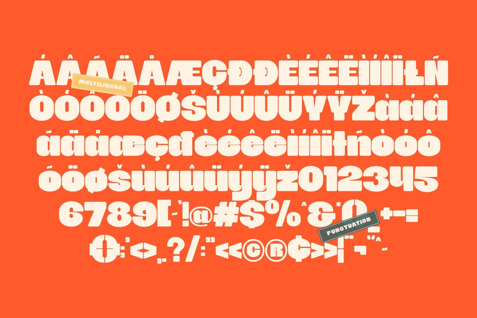 Shagie Boogie | Extra Chunky Bold Display Font