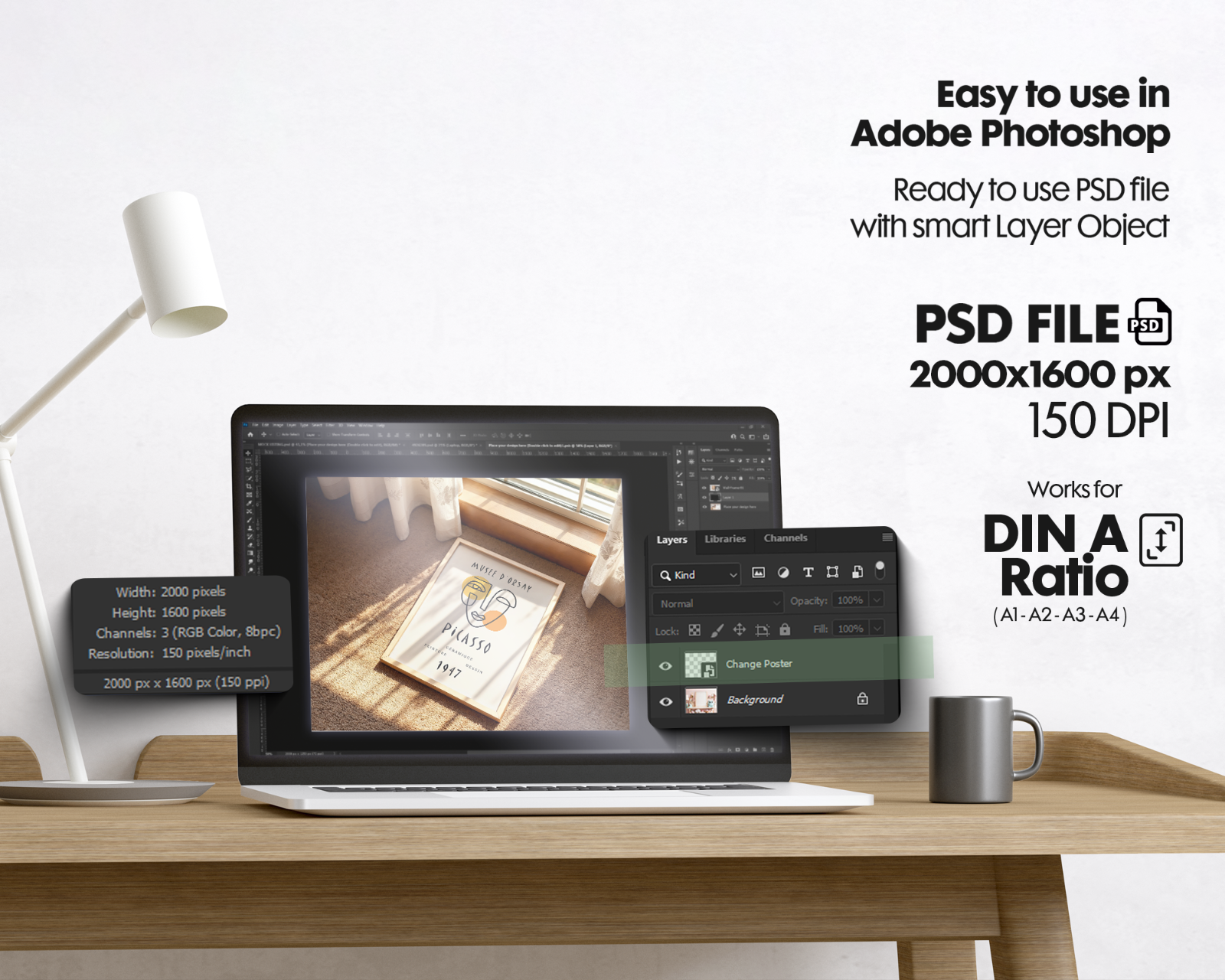 100+ Frame Mockup PSD Bundle Set
