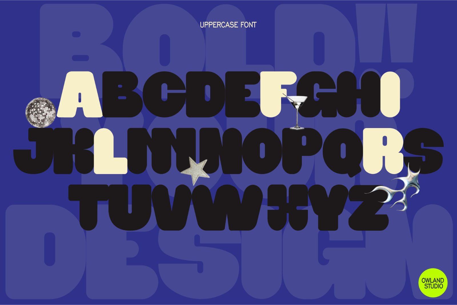 MIDNIGHT PARADISE - BOLD SANS SERIF