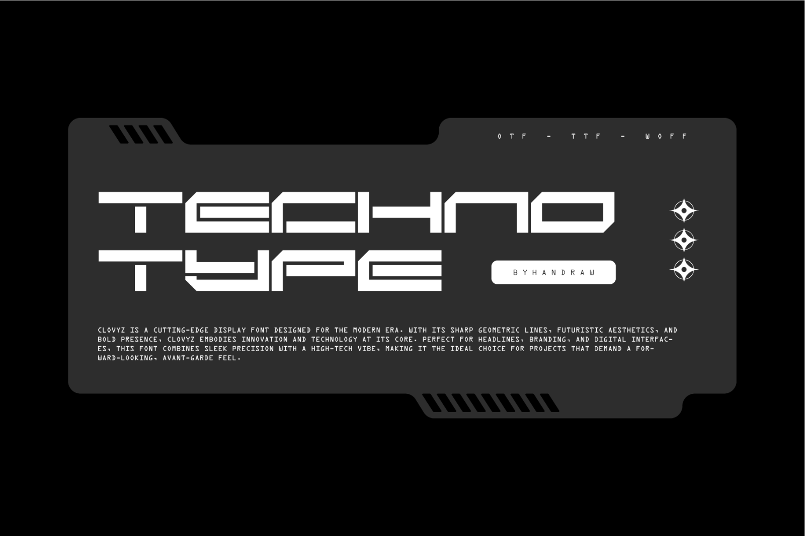 Clovyz - Futuristic Display Font — image 8