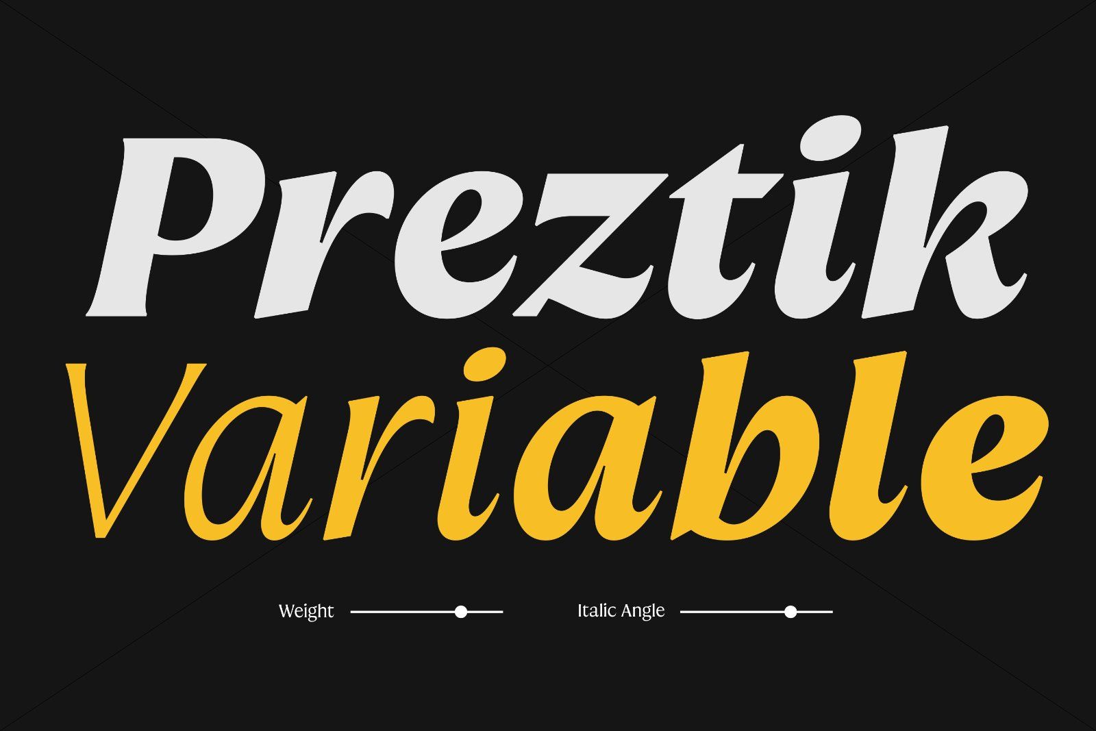 Preztik Display Typeface