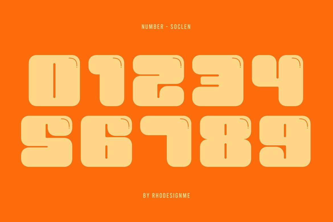 Bold Display Font – Soclen — image 7