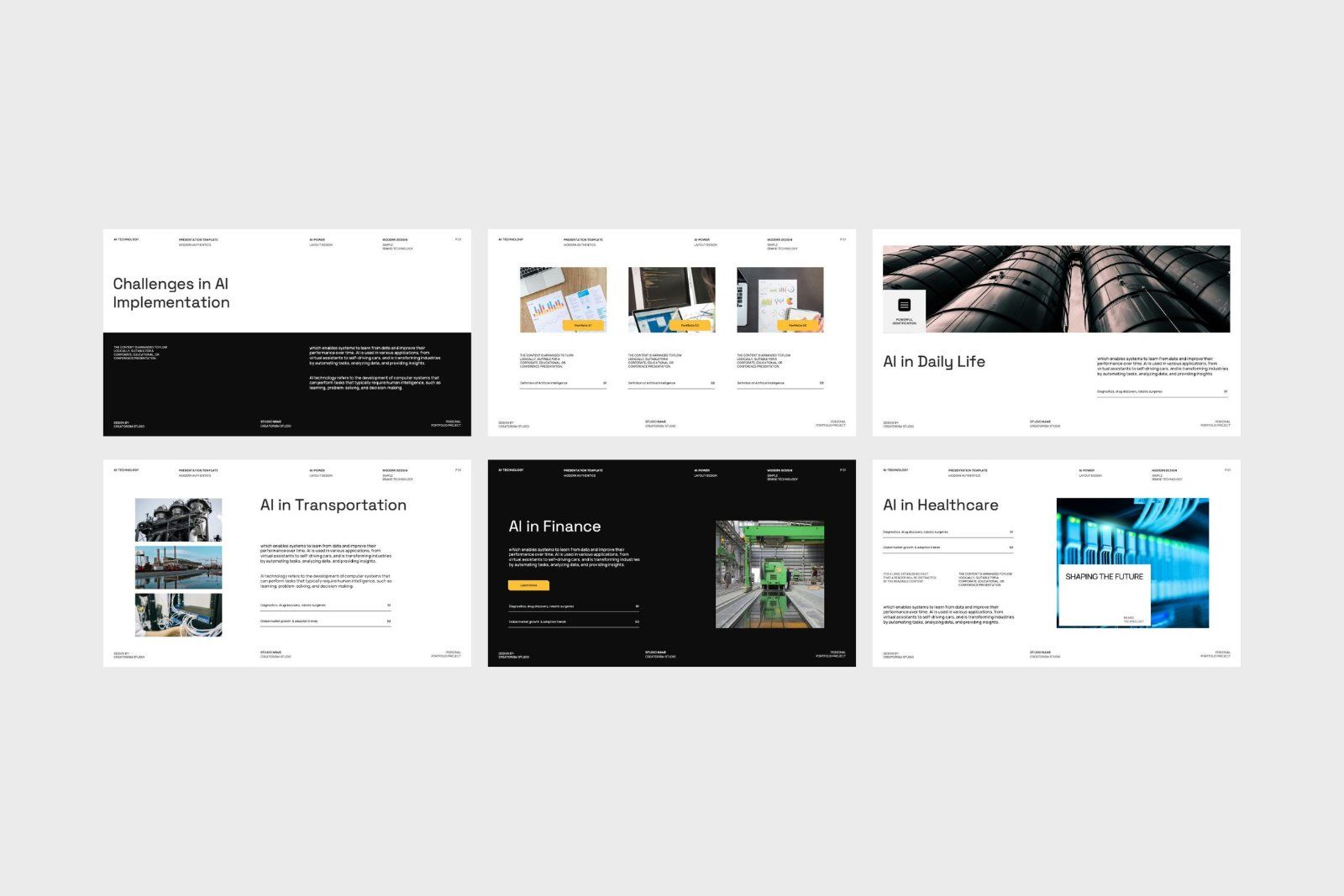 Montena - Brand AI Technology PowerPoint Template — image 5