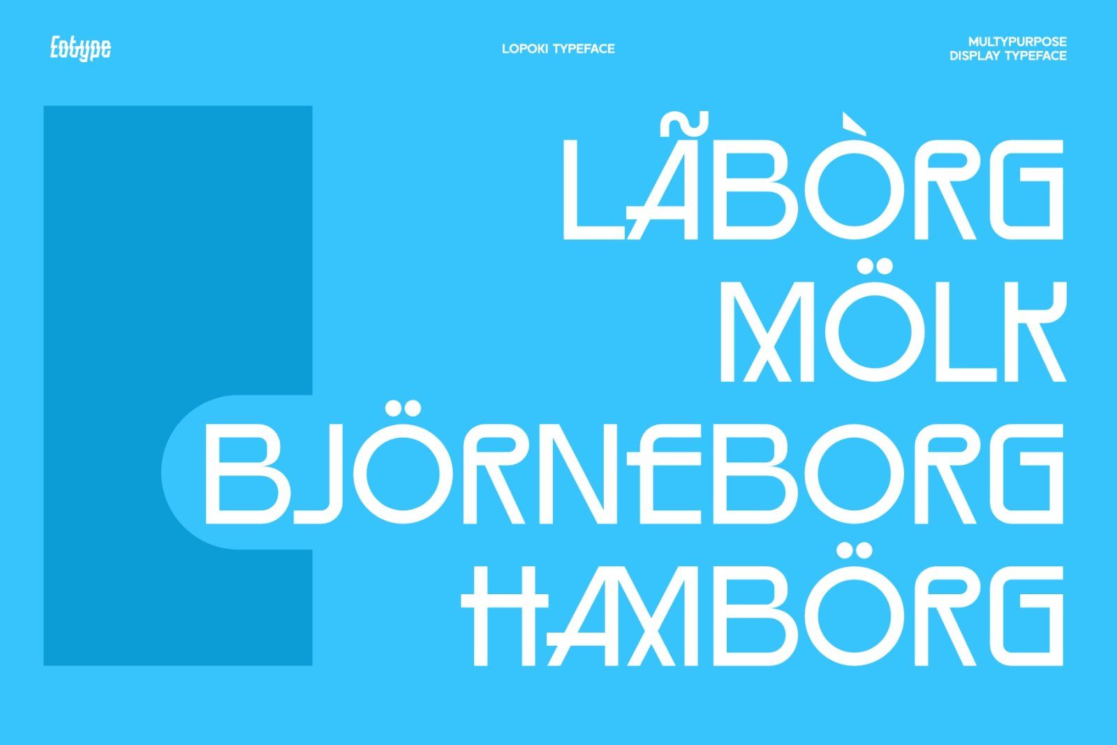 Lopoki Font