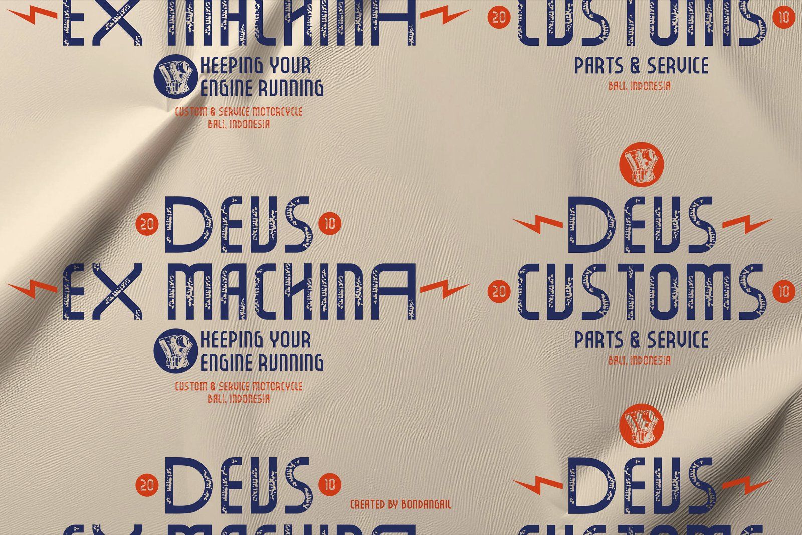 Goracero | Modern Badge Font