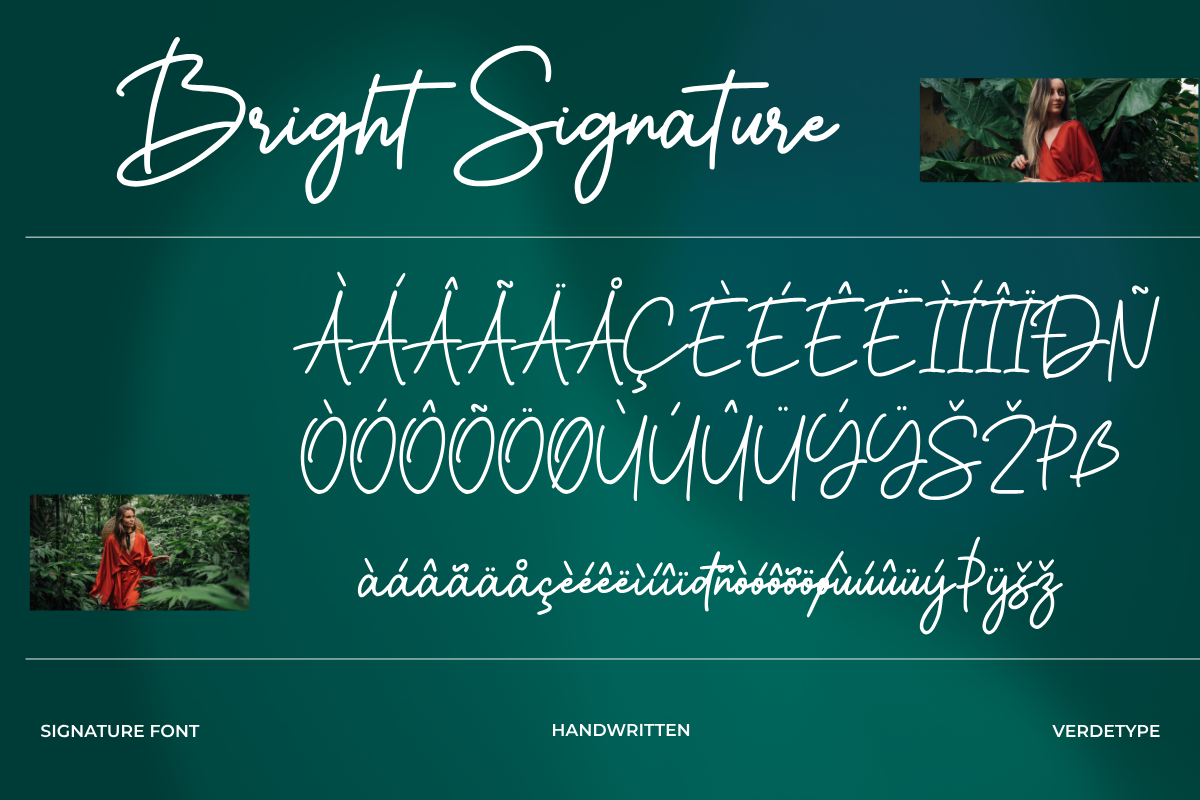 Bright Signature - Handwritten Font for Wedding, Fashion, Interior — image 7
