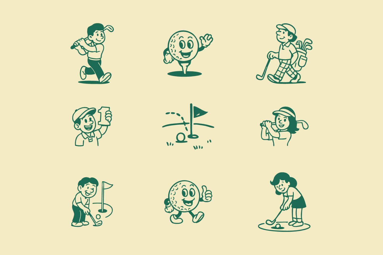 Golf Mascot Graphic — image 7
