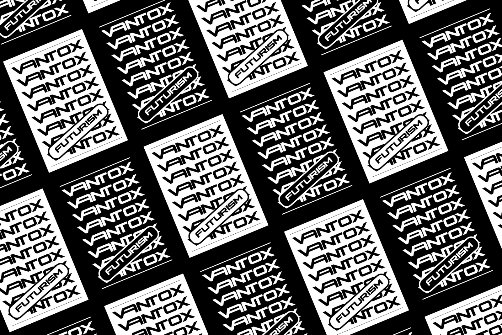 Vantox - Futuristic Display Font — image 8