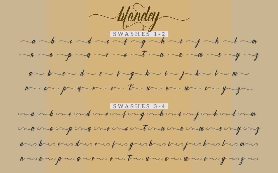Blondey Script